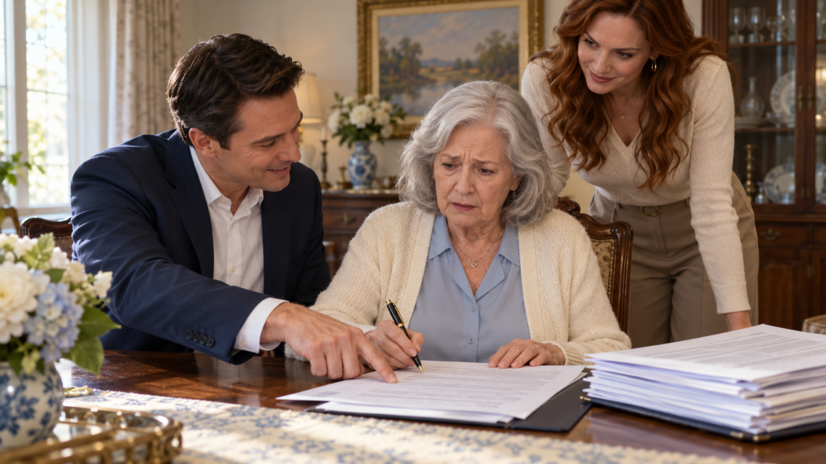 She Trusted Her Son With One Signature — Then Discovered He Was Taking Her Home