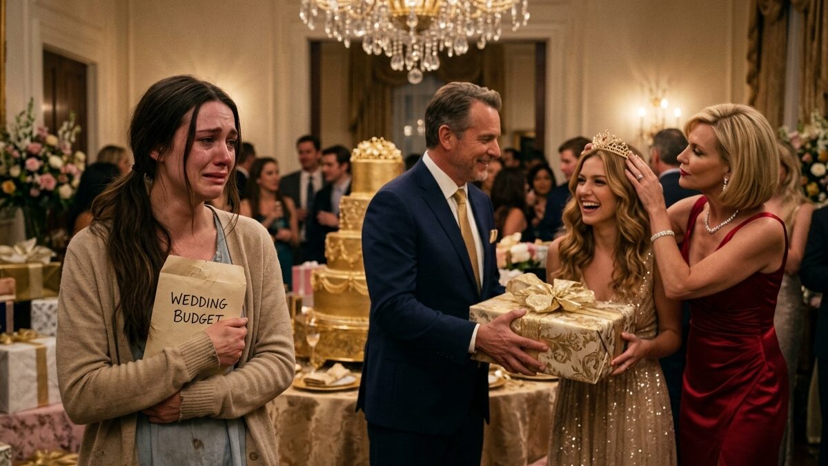Parents gave wedding fund to favorite daughter while neglected bride Megan cries