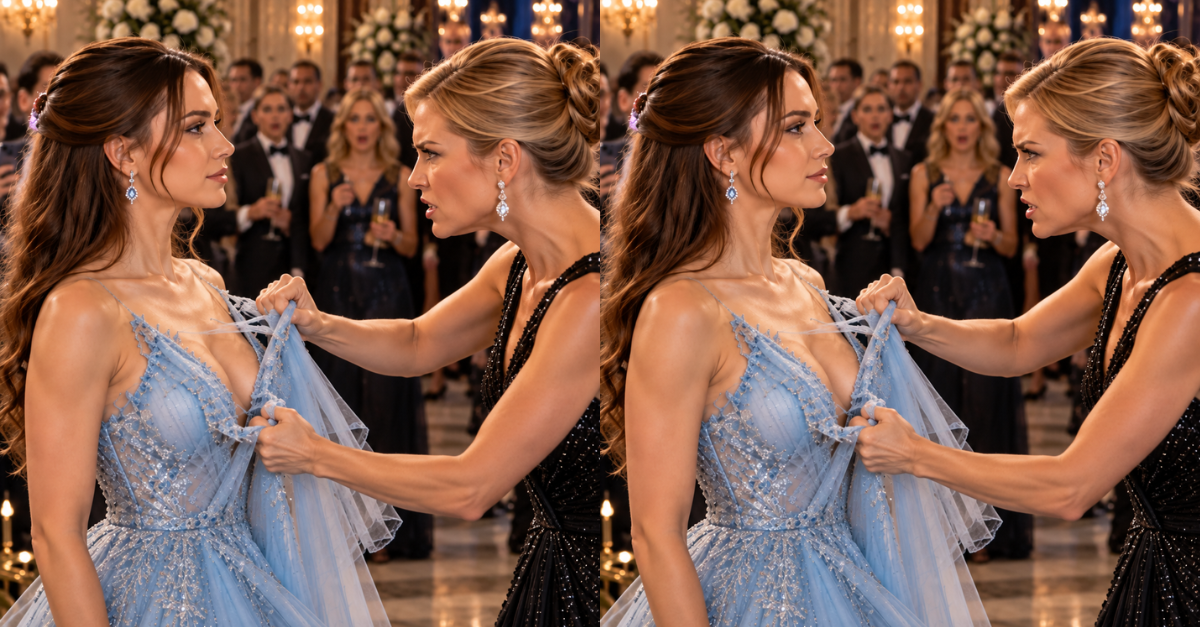 SHE TORE MY DRESS IN FRONT OF 200 GUESTS—THEN RICHARD ASKED IF HE SHOULD TELL THEM WHO REALLY OWNED THE GALA